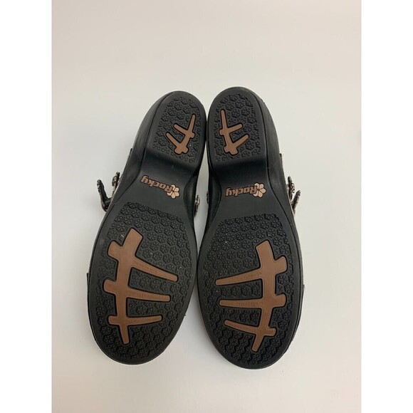 Rocky 4Eur Sole Serpentine Leather Convertible Clog 3 In 1 Womens 10 - 10.5 WIDE - Picture 10 of 15